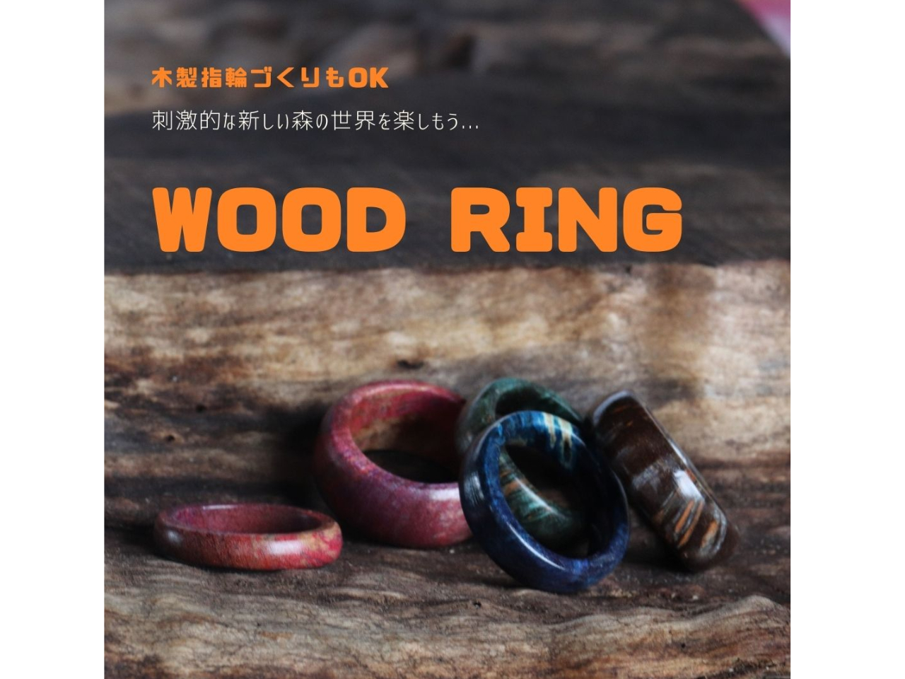木製指輪作製プラン