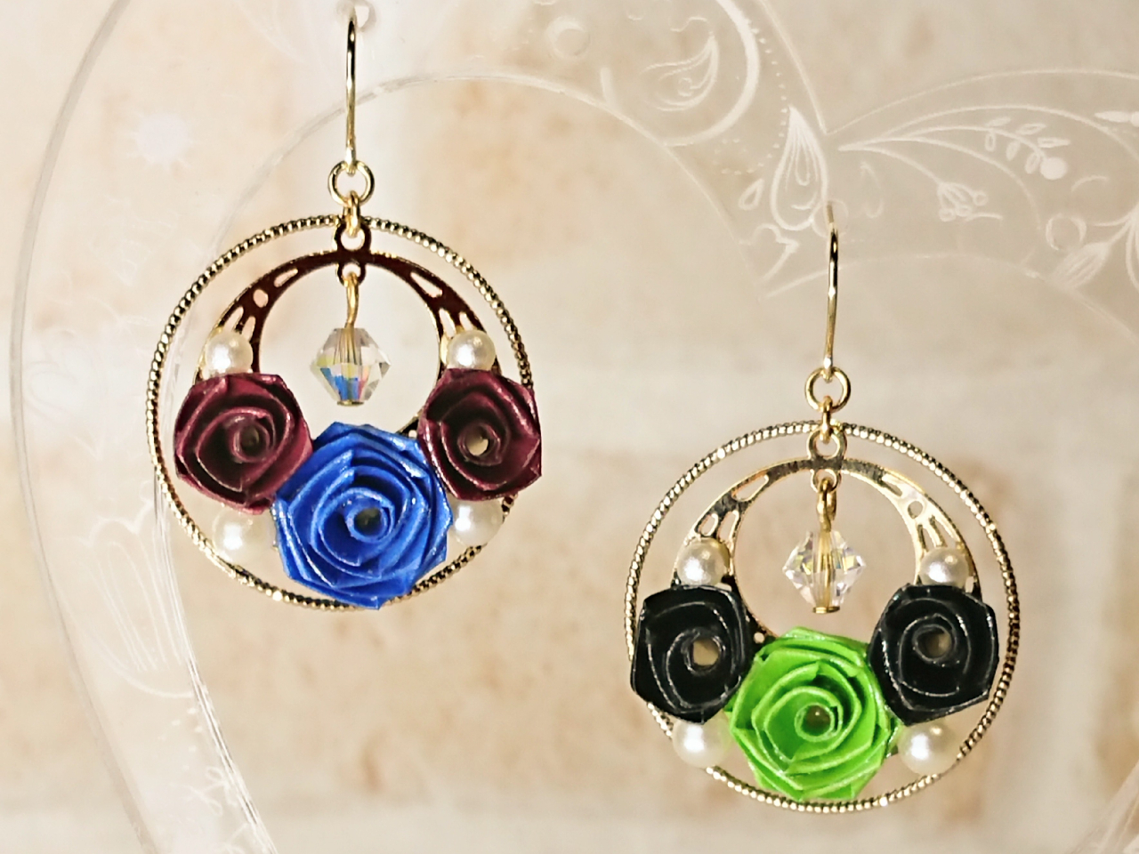 【ロザフィアクセサリー作り】”紙”の素材から制作できる本格アクセサリー作り体験♪...