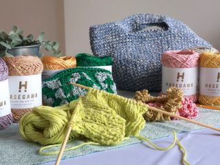 かぎ針編み、棒針編みどちらでも受講できます。