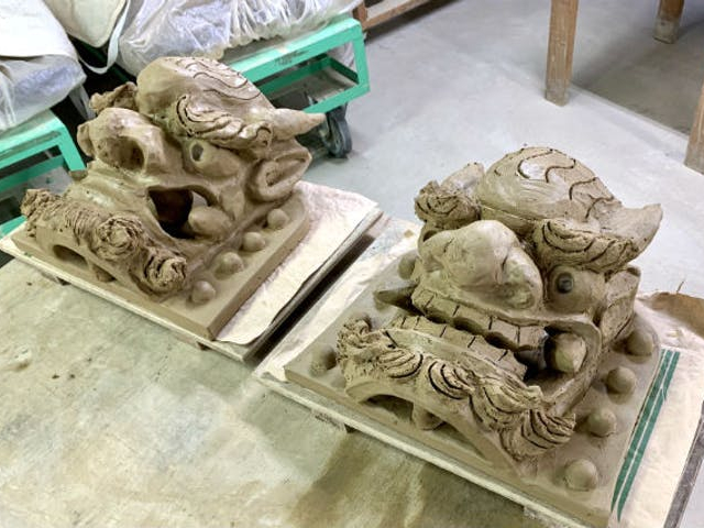 プレミアム☆女性鬼師kumiと一緒に本格的鬼瓦作り！お一人様貸し切り