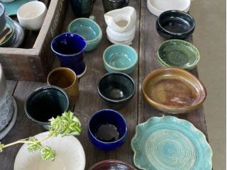 信楽の釉薬6色からご希望の色をお選び頂きます。
