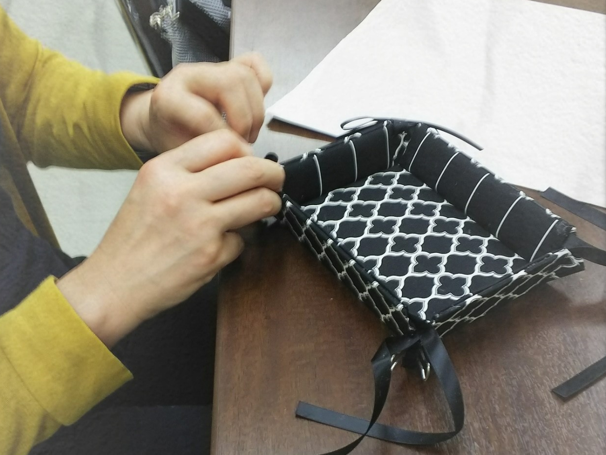 【弘前×リボントレイ作り】人気のカルトナージュが作れます!!お好きな柄を選んでね...