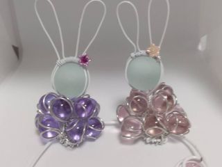 癒し系のツインラビット、3月には雛飾りとしても使用できます。