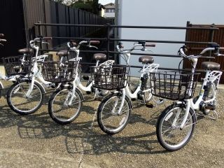 電動アシスト付自転車5台完備