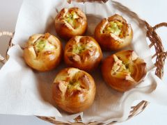 エッグバンズ:卵サラダとハムが入った総菜パン(6個)