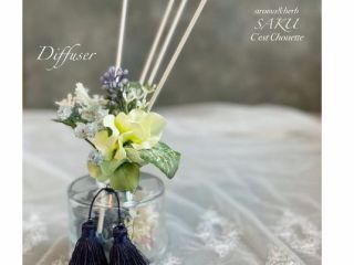 フローレンスディフューザー 花と香りで空間を彩る かわいいお花のディフューザーづくり 女性におすすめ aroma herb saku じゃらん遊び体験