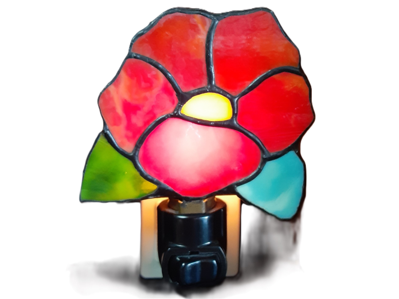 椿のデザインのナイトランプです♪