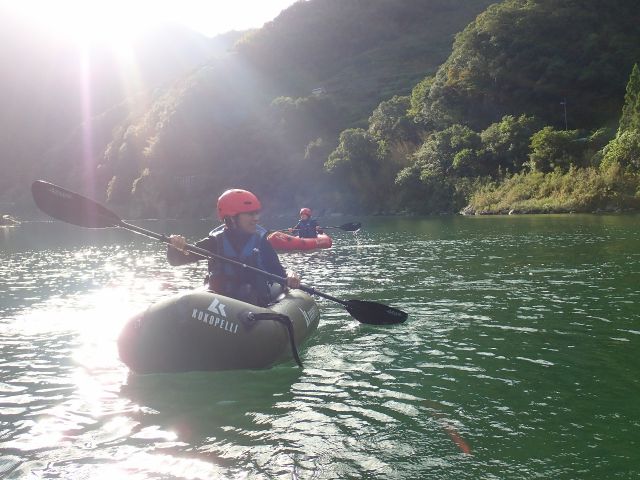 陽の光がキラキラと