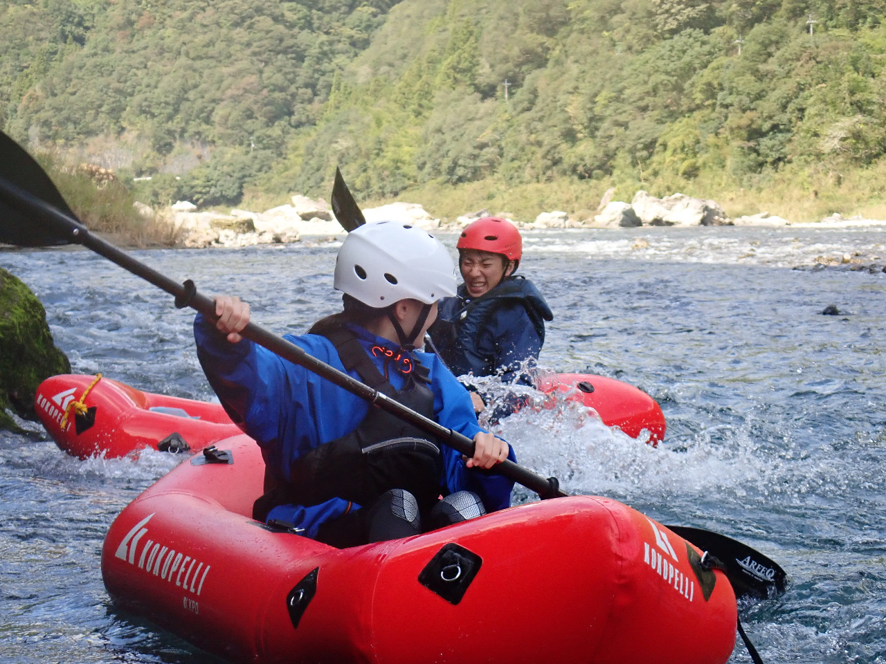 声を掛け合いながら!