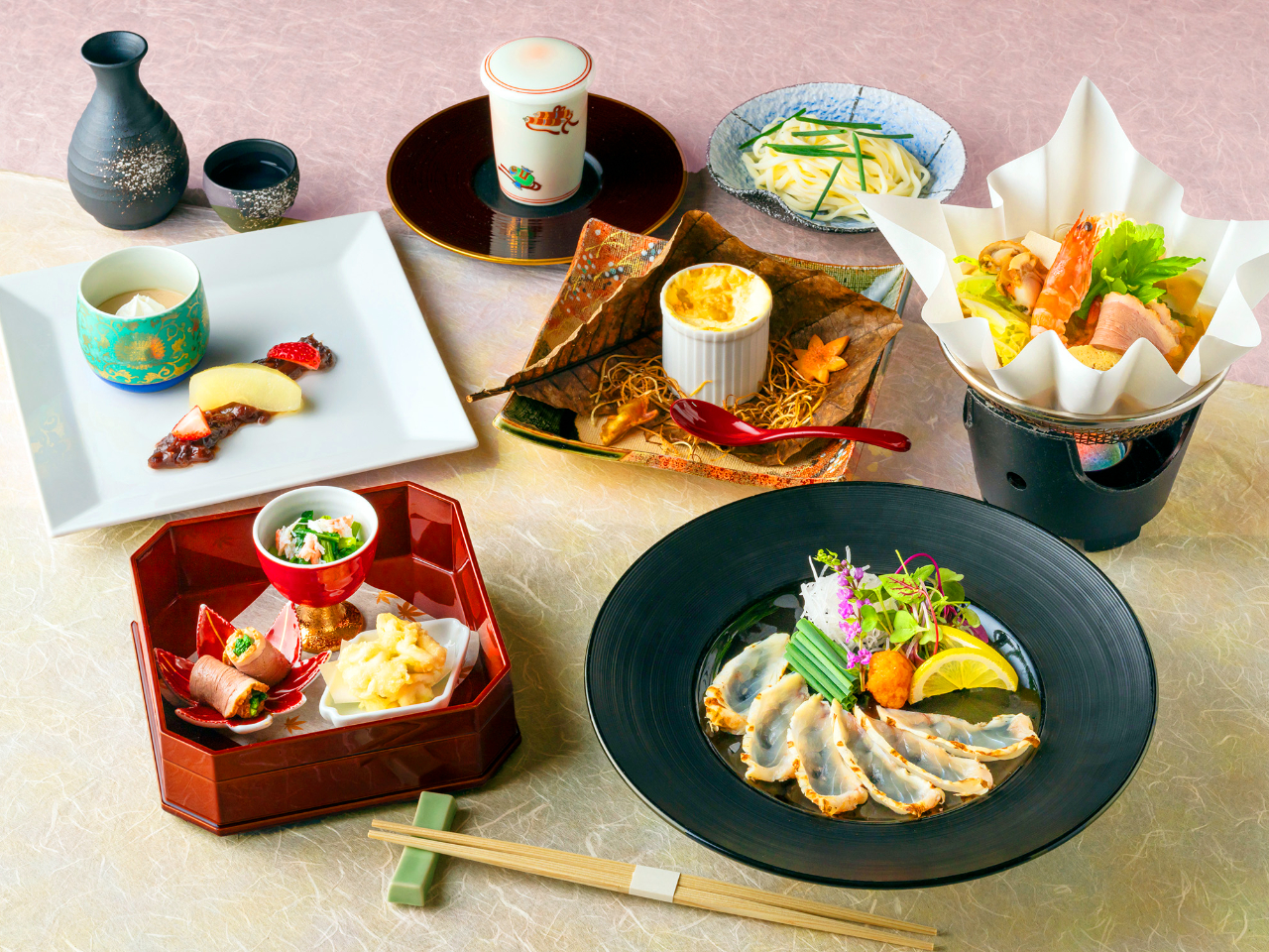 お昼の限定会席「雅」