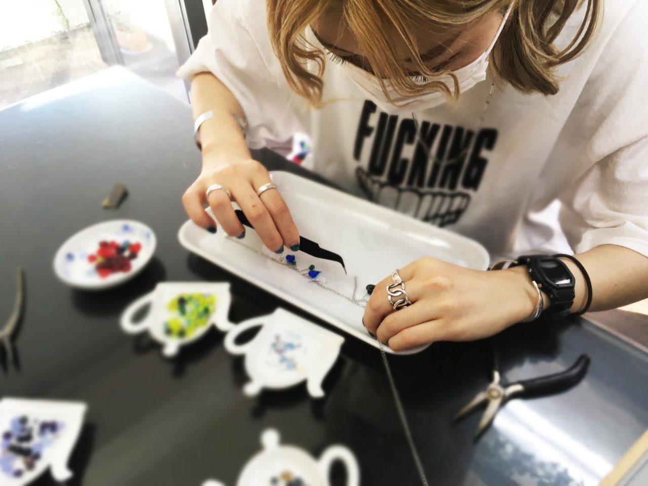 お友達同士で参加♪ 迷いに迷って最初とは全く別のデザインに?!