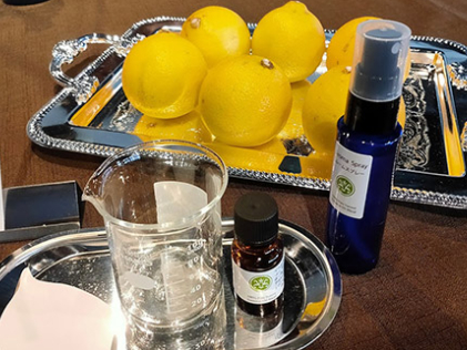 【ベルガモットワークショップ】ベルガモット精油を使った香りづくりです。 詳しくはホームページをご参照ください。