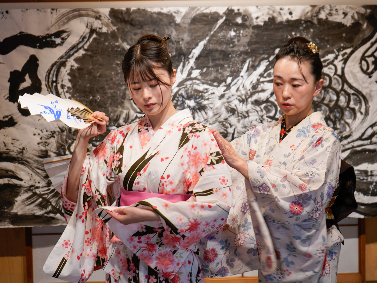 東京・浅草】 初めての日本舞踊体験 「さくらさくら」舞踊と浴衣の