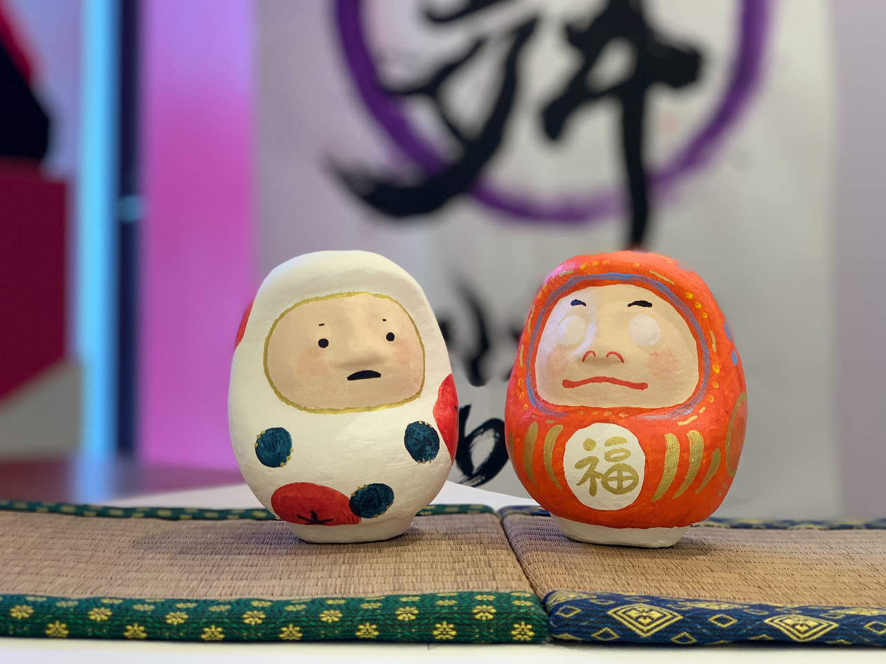 東京・浅草】 張り子の絵付け体験 オリジナルのだるま・招き猫を