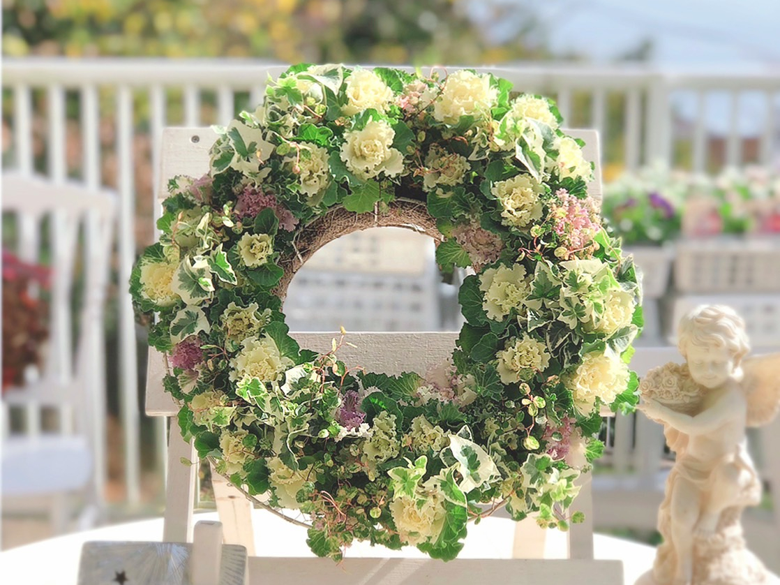 フラワーリース 寄せ植え/癒しのガーデニング教室 - じゃらん遊び体験