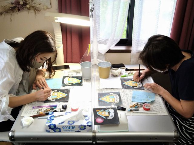 ファミリー・カップル・女性・お友達同士でチョークアートを楽しみませんか♪?