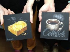 初めて体験した方も、ハチミツトースト、ホット珈琲、おいしそうに出来ました*・。