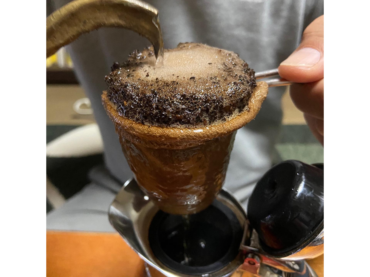 体験終了後はドリップして作る本格的なコーヒー付き♪