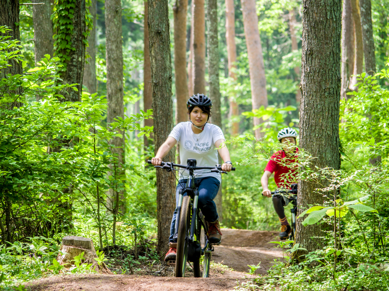 お客様の体型に合わせたレンタル車両がラインナップ。子供用は16インチから、大人用は本格的なメーカーのマウンテンバイクを数多く取り揃えております。