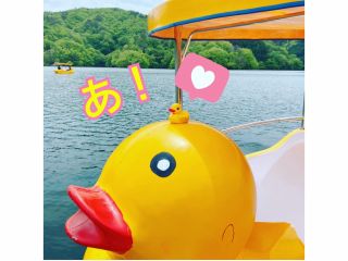アヒルボートで三河湖クルーズ♪