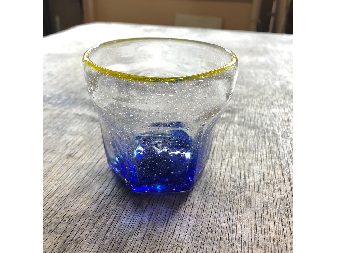 吹きガラス(型吹き)体験作品