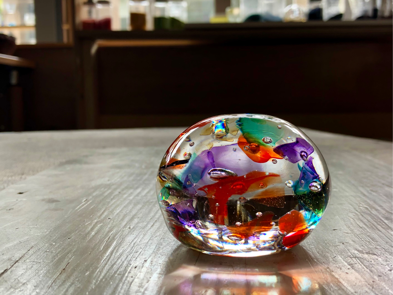 かたまりガラス体験作品