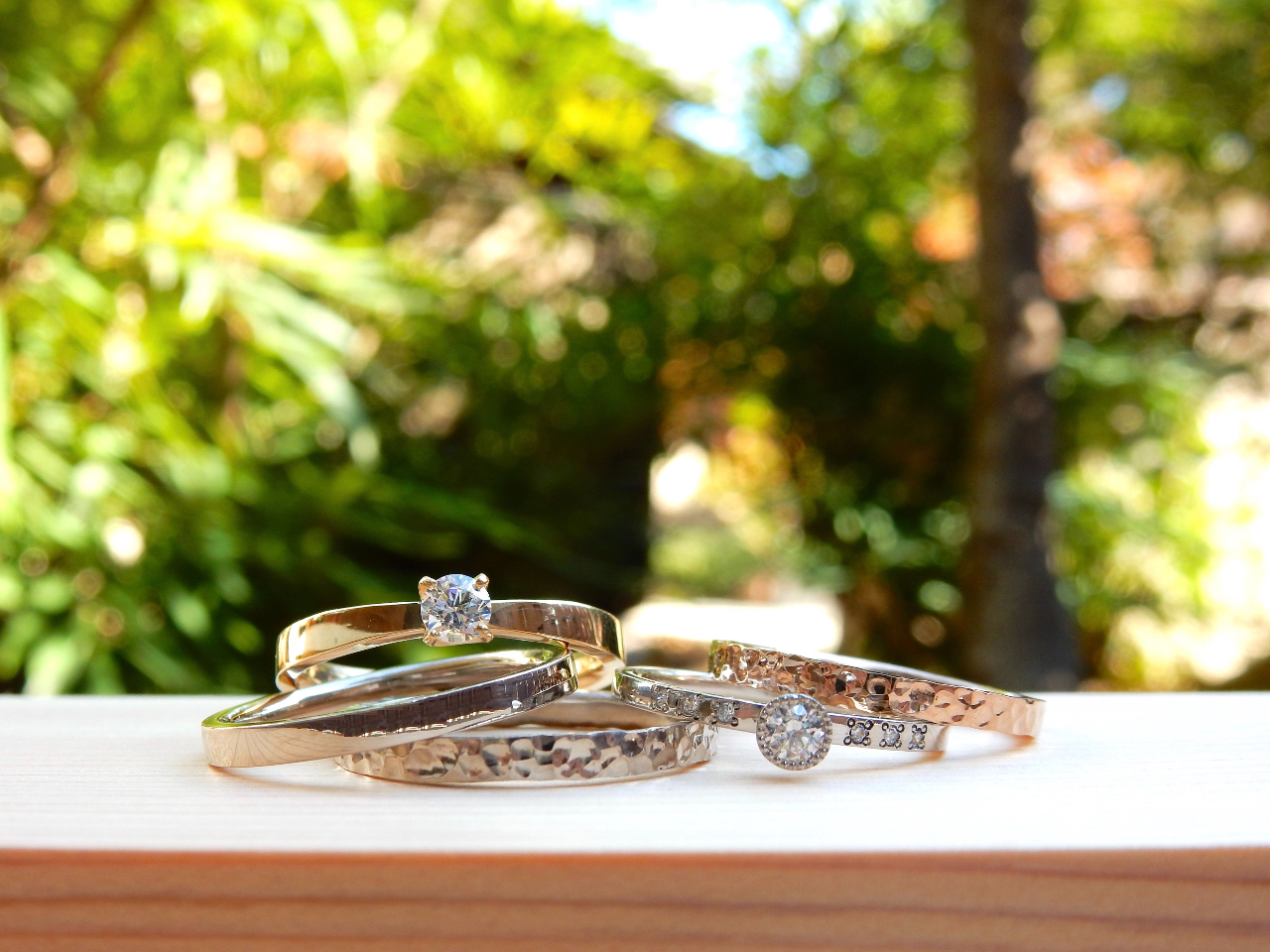 手作り結婚指輪・婚約指輪
