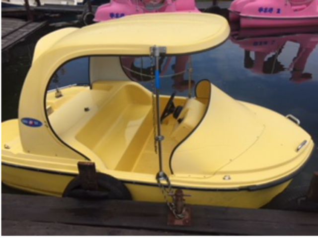 電動のボートで榛名湖周遊もラクラク♪