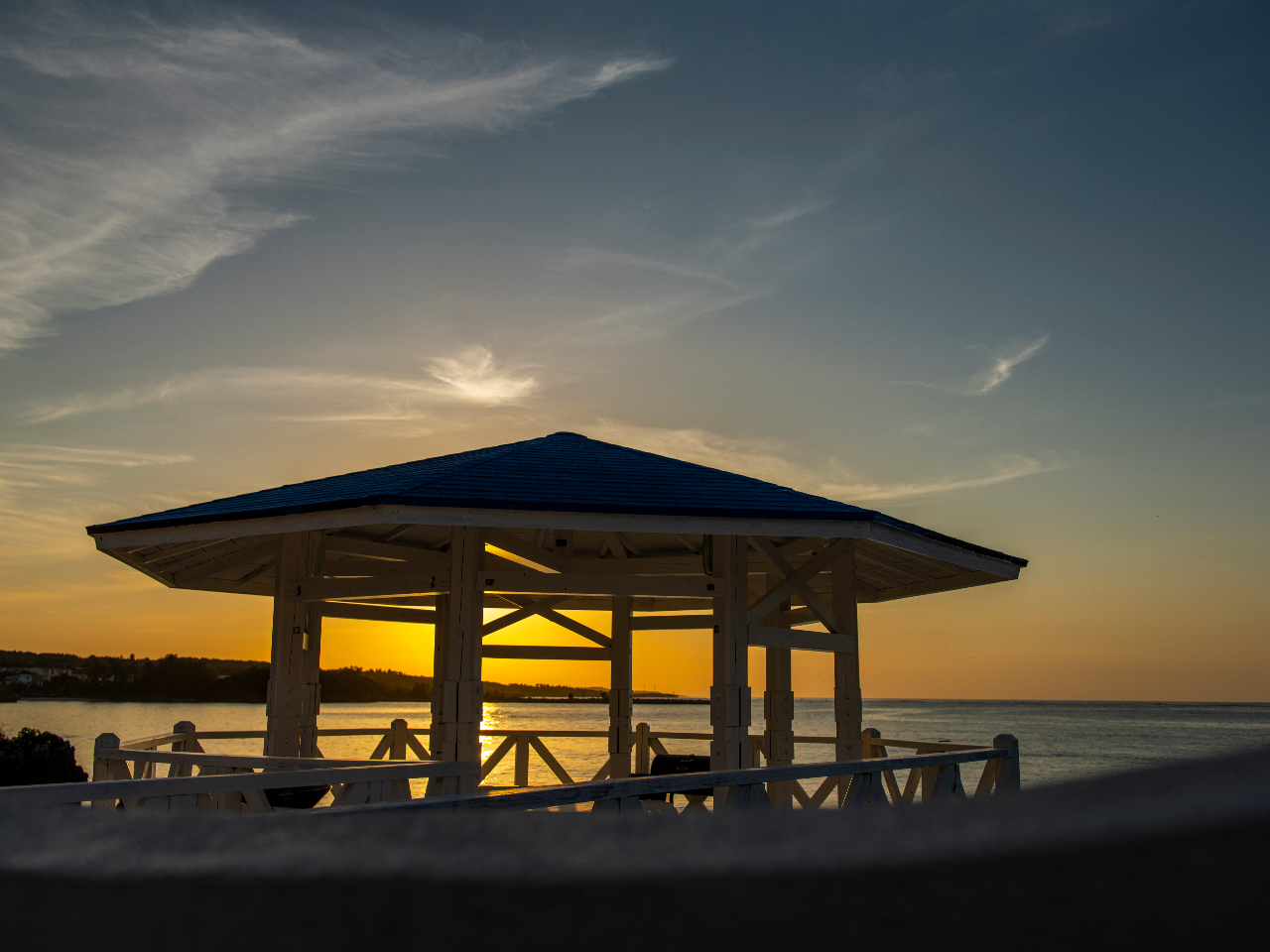 サンセットリゾート かぬたんから見るサンセット