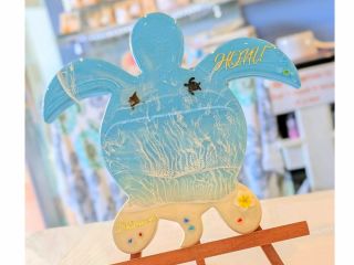 ウミガメ 横 約22p 高さ 約20p