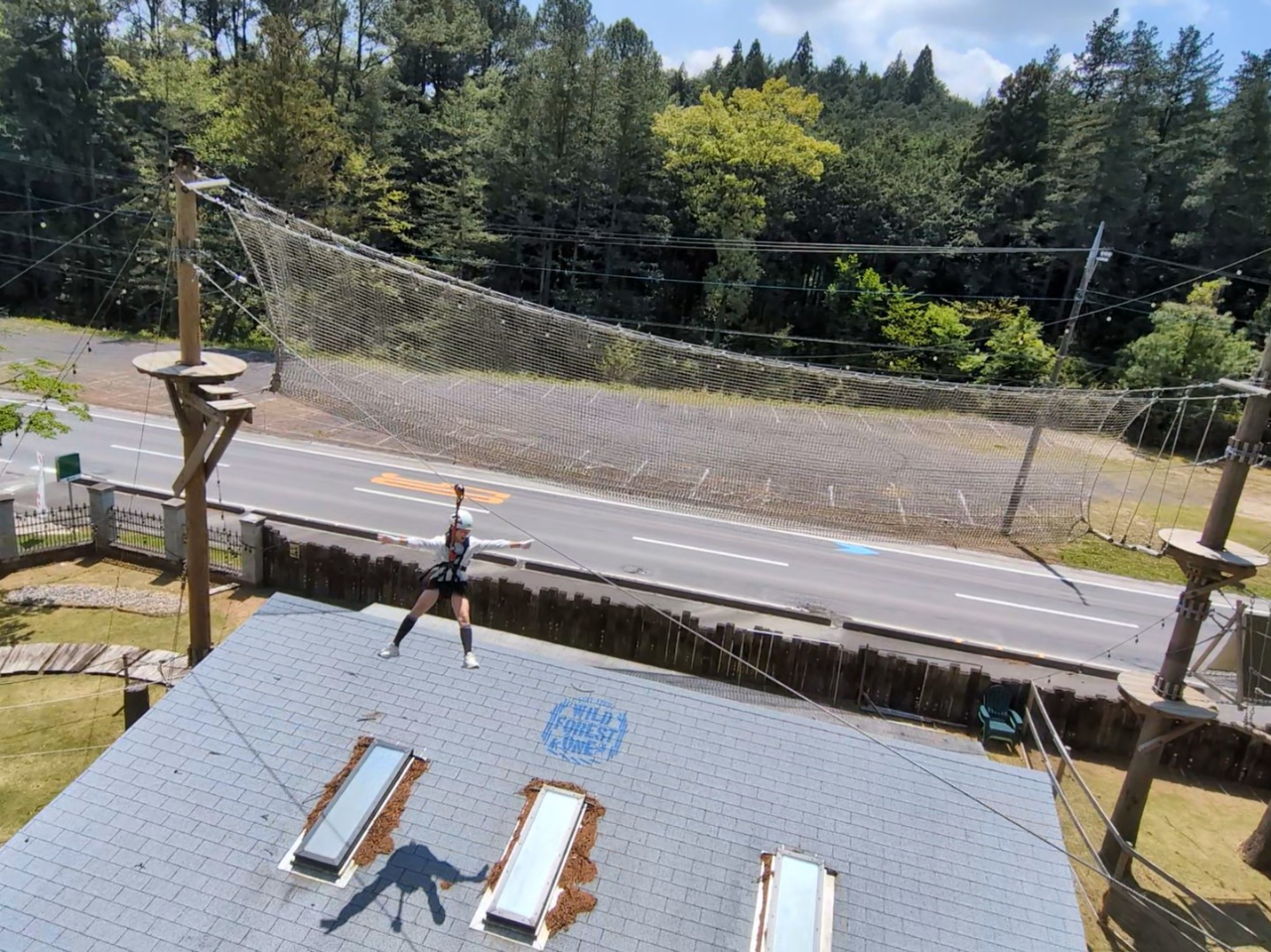 ○空中アスレチック○空中散歩を楽しもう！ファミリー・カップルに