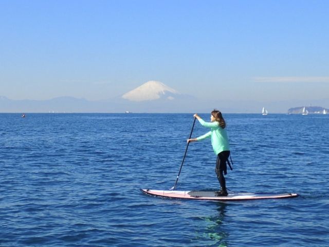 逗子の自然と一体になれる、癒しのSUP体験!