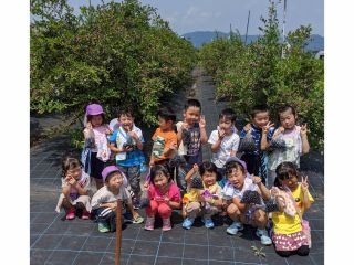 20200804「上庄こども園」の園児が来てくれました。