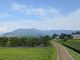 ブルーベリー園の背景「日本100名山の荒島岳」