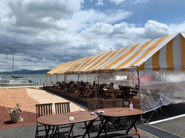 BBQ会場(団体様もご予約可能です)