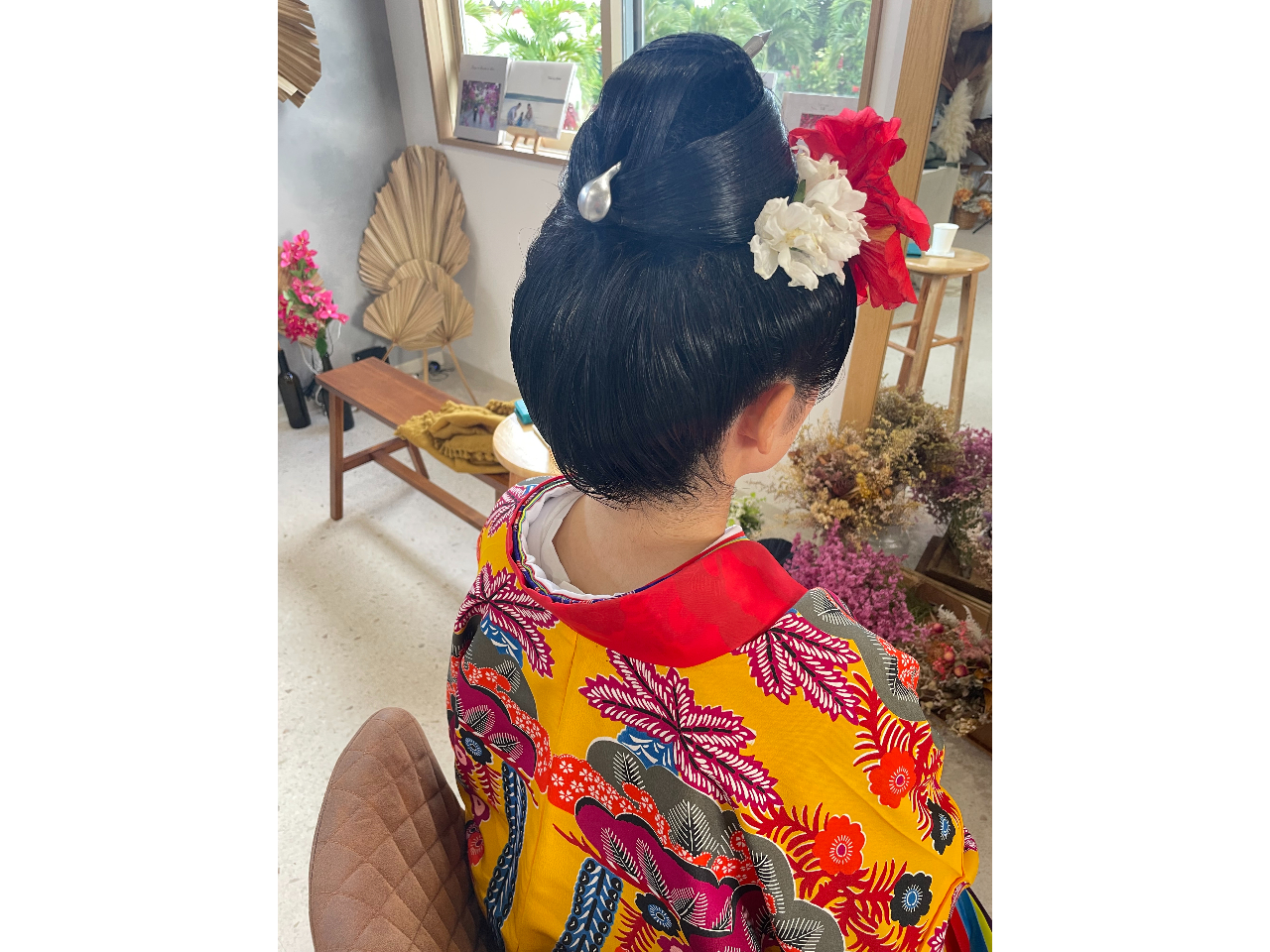 本格的髪型からじ結いもできます♪