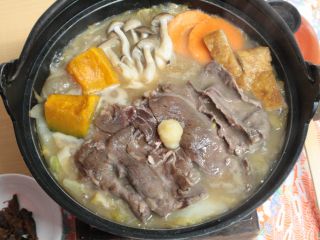 馬肉にんにくほうとう