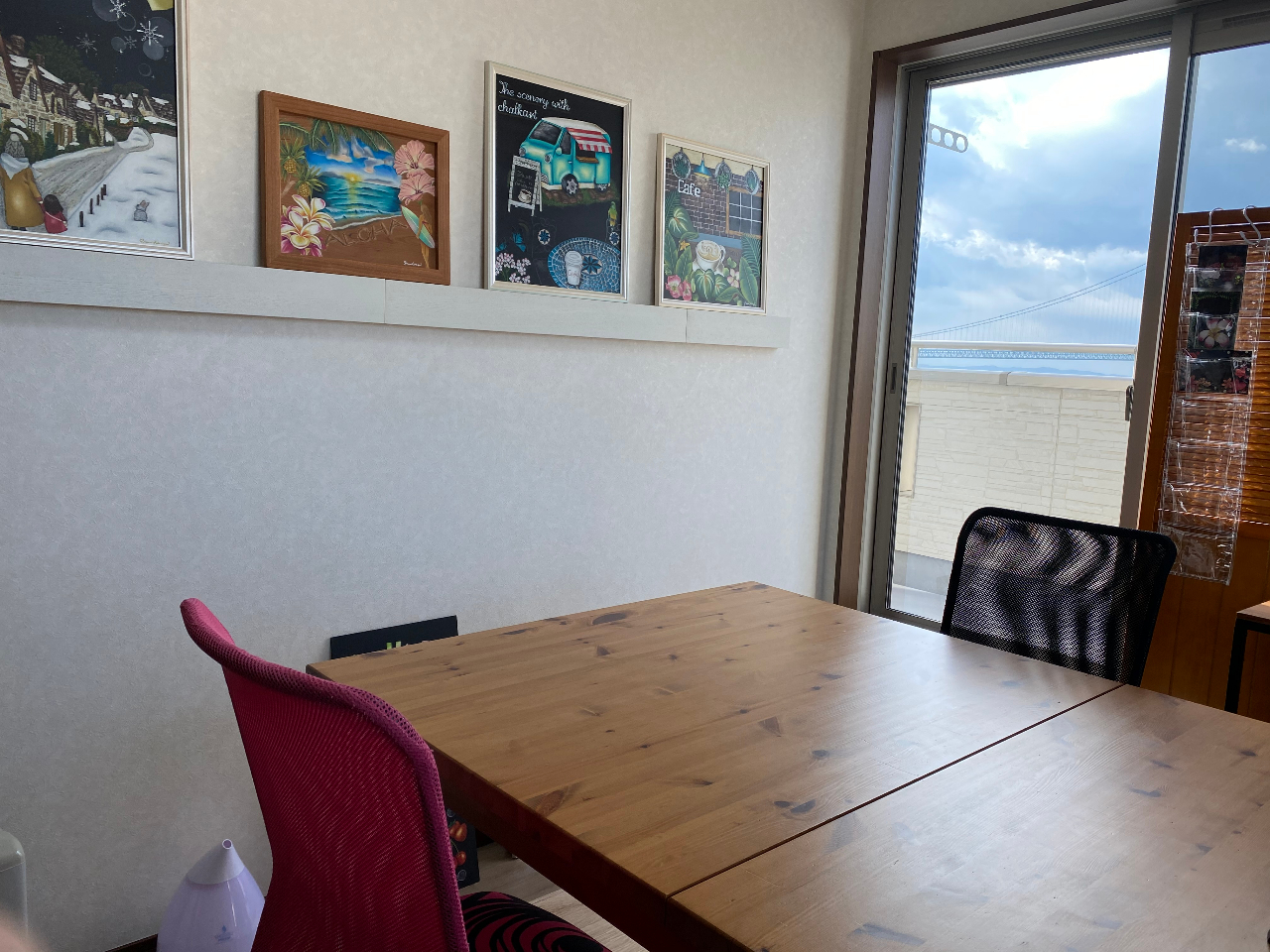 少人数制のプライベート空間でチョークアートを体験しませんか♪