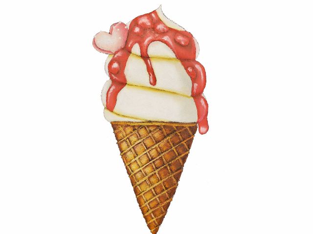 リアルなぷっくりソフトクリーム