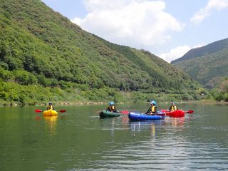 四万十川を約1時間の川下り
