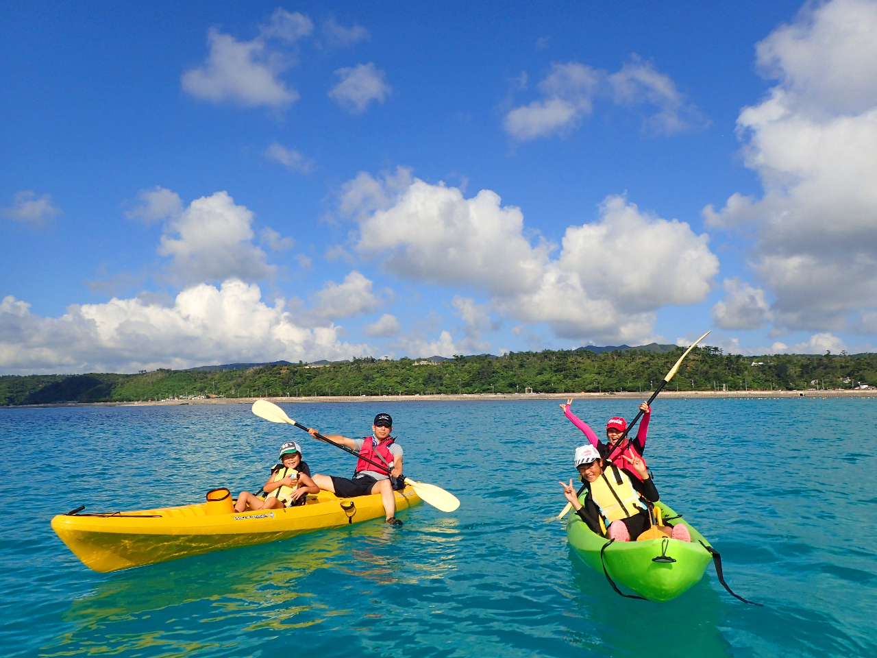 その日一番綺麗な海を、シーカヤックで楽しもう!