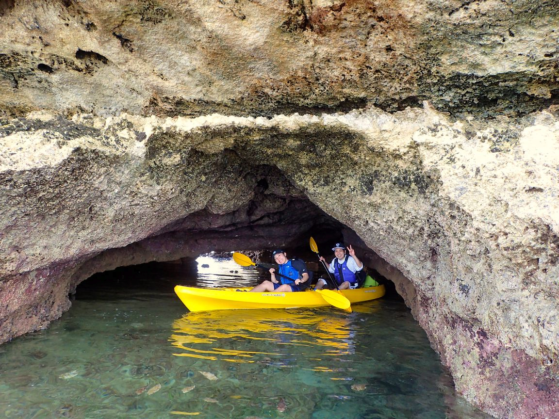 カヤックで探検気分も味わえます!