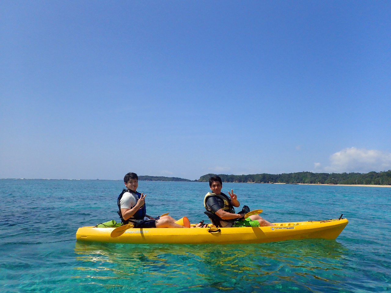 透明度抜群の景色!