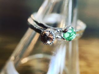 参考材料費:約5000円(銀2000円、石3000円)