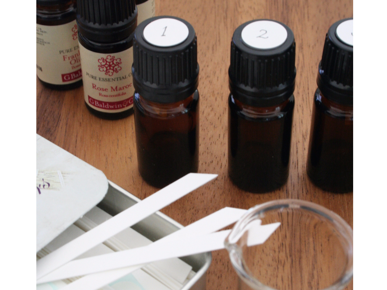 香りを組み合わせることによって、相乗効果でいい香りになります。