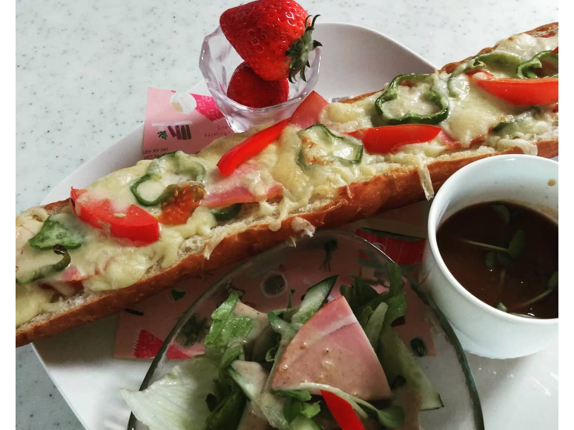 人気カフェメニューの一品です。是非ご賞味ください。