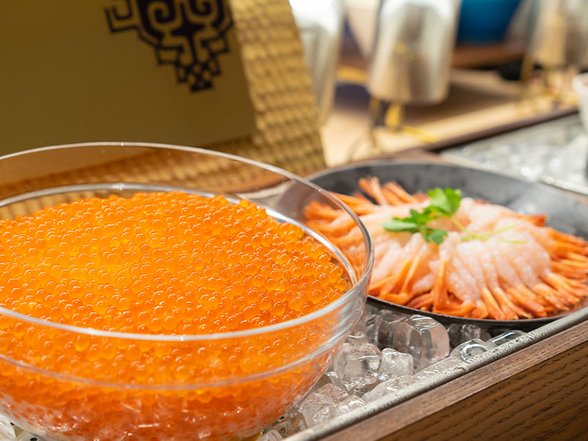 【北海道メニューにこだわった朝食ビュッフェ】豊富な海鮮、新鮮なミルクを使ったチー...