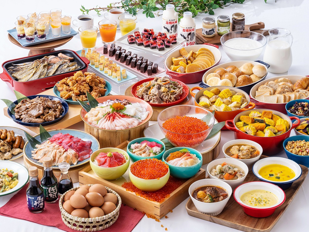 《外来朝食》海鮮食べ放題ビュッフェ♪