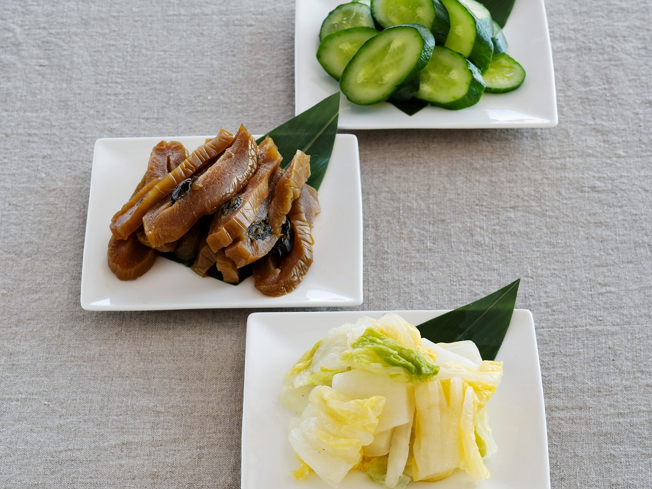 小船漬けと手作りお漬物