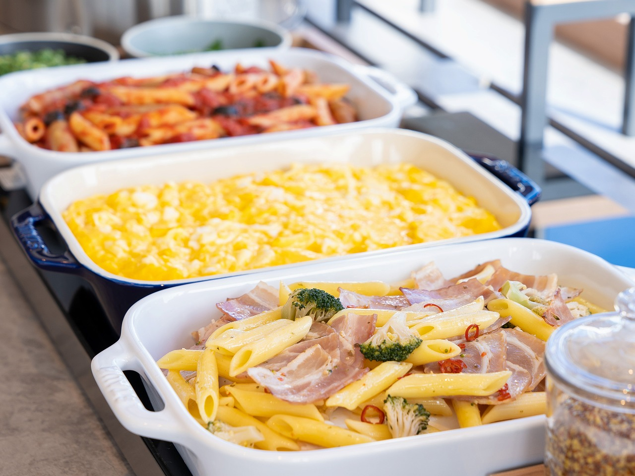 ホットメニューも多数ご用意!満足感抜群のご朝食をご用意しております♪